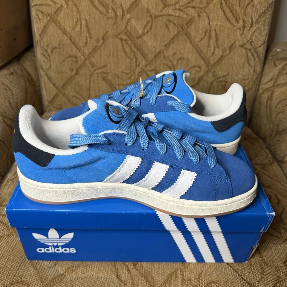 adidas Campus 00s Bright Blue Dark Marine ID2049 Men's Size 12 Sneakers